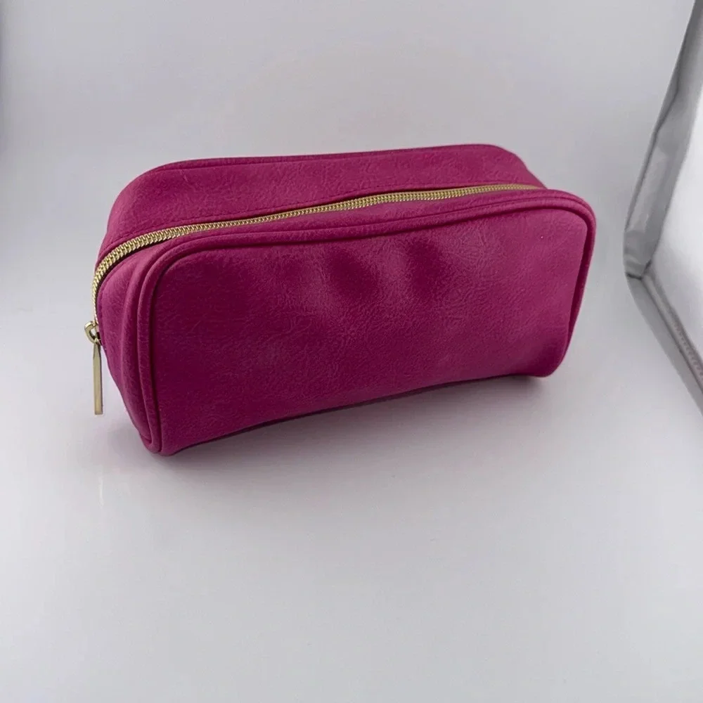 BARE MINERALS Makeup/Cosmetic/Skincare Hot Pink Zip Around Bag Pouch